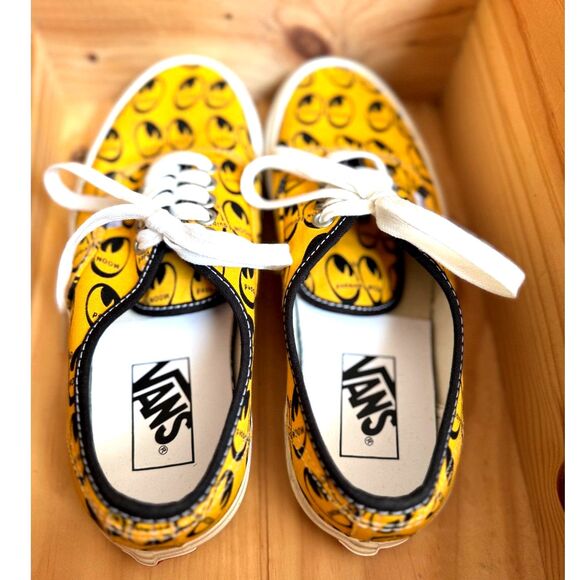 Vans X Mooneyes Yellow Moon Equipment Authentic 44 DX Shoes Size US M 7 / W 8.5 - Picture 5 of 9